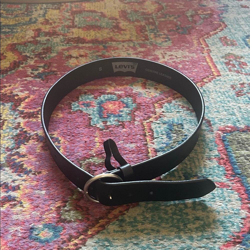 Levi's Genuine Leather Black Belt